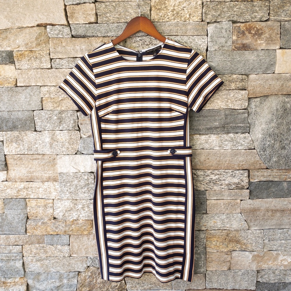 Banana Republic Striped Mini Dress